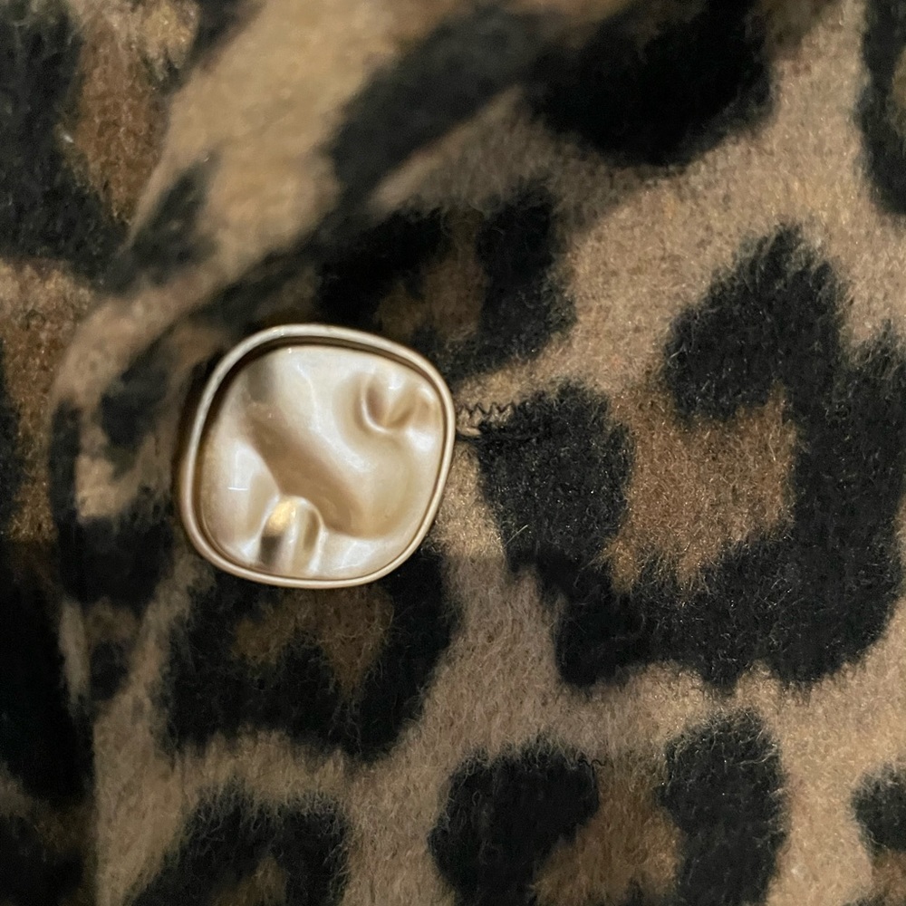 Leopard coat/jacket Size M - Picture 4 of 4
